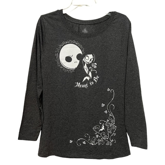 Disney Store (NWT) Long Sleeve Nightmare before Christmas Crew Neck Tee Size XL - Picture 2 of 7